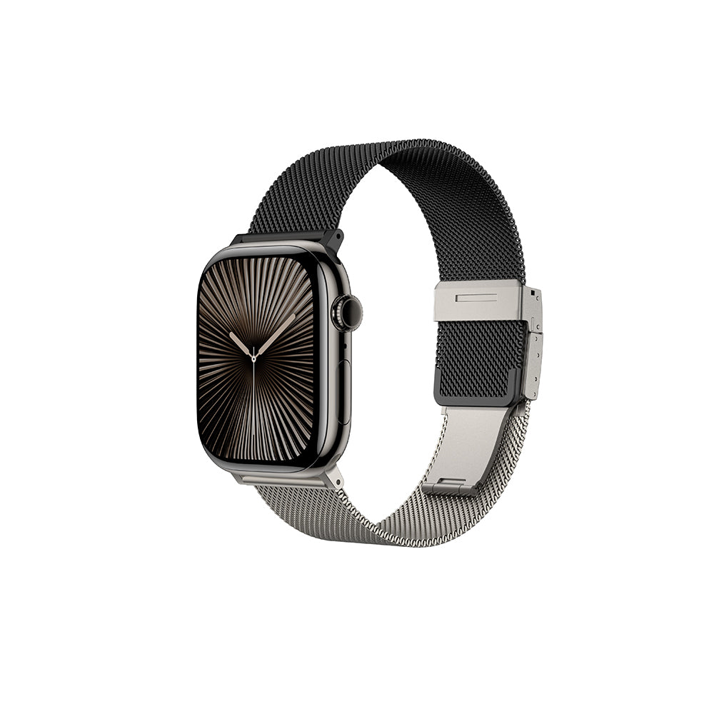 Apple Watch Amazingthing Omni StyleFlip Metal Hasır Kordon Rose Gold