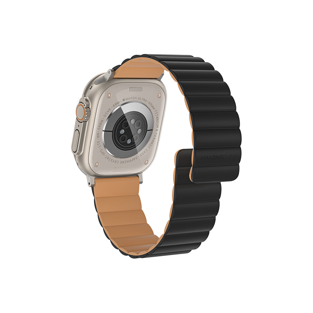 Apple Watch Amazingthing Smoothie Mag Magnetik Tak Çıkar Silikon Strap Kayış